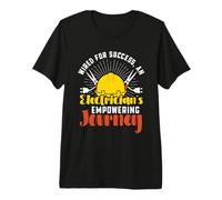 Wired for Success an Electrician's - Electrician Premium T-Shirt