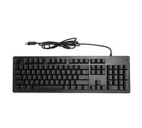 Wired Gaming Keyboard, USB Wired Basic 104 Keys Mechanical Switch Keyboard, RGB Backlit 4.9ft Cable Wired Keyboard for Desktop Laptop Computer (Green Switch (Black Keycaps))