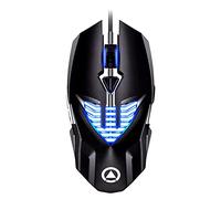 Wired Gaming Mouse USB Optical Mice with 7 RGB Backlit and 6 Buttons, 4 DPI Settings Up to 3200 DPI Computer Mouse for Laptop Desktop PC Gamer & Work