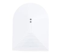 Wired Glass Break Sensor, Digital Signal Processing Pet-Immune Detector for 12V Alarm System, Adjustable Sensitivity up to 30ft Coverage, White ABS Housing