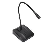 Wired Gooseneck Microphone, LED Display Noise Cancelling Metal Tube 360° Adjustable Condenser Microphone Sensitive for Conferences