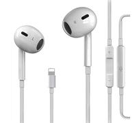 Wired Headphones for iPhone Earbuds, Built-in Microphone & Volume Control Nosie Reduction Headsets Compatible with iPhone 14/Pro/Max/Plus/13/12/11/XR/XS/X/8/7/SE, Support All iOS Syste,Plug and Play