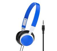Wired Headset - ABS+PVC 17.8x15x5.9cm Over Ear Computer Headphone | Noise Cancelling Microphone For PC Laptop | Foldable On Ear Design, 3.5mm Jack, Tablet Mobile Phone