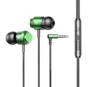 Wired Headset for Mobile Devices, Type C Compatible Earbuds with 120 cm Audio Connection, Perfect for Music Calls, High-Quality Sound Experience (Green, 120 cm)