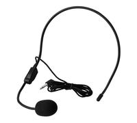 Wired Headset Microphone - 3.5mm Wired Computer Talking Headphones Multi-Eye Mic Light Weight Hi-Fi Sound for TV Presenters, Announcers, Singers