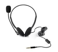 Wired Headset - USB Noise Cancelling Headphones for Computer | PVC Wire Build, Comfortable Fit with Microphone and 40mm Speaker Diameter for PC, Laptop, Call Center, 70.87inches Cable