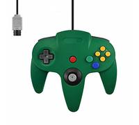 Wired Joystick Controller Gamepad For N64 Controller with USB For PC Mac Controle (Green)