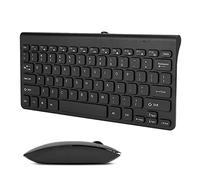 Wired Keyboard Mouse Set, Portable Ultra Slim USB Multimedia Games Office Keypad and Mice Combo, Mute Mouse for Desktop Computer Laptops small gift