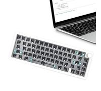 Wired Keyboard RGB Backlit Multimedia Knob | Compact Mechanical Keyboards Home Accessories for Home Offices Internet Cafe Game Room