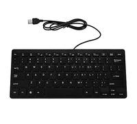 Wired Keyboard Silent Quiet Keyboard 78 Keys Portable Computer Keyboards Black USB Typewriter Keyboards Desk Accessories Cool Stuff Birthday forfor Teenage Boys Men Women