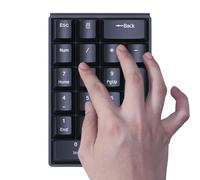 Wired Mechanical Numeric Keypad - Plug-in Multifunction Computer Keyboard | Tactile 10 Key Expansion for Laptop, PC, Desktop, Notebook | Fast Data Entry for Accountant, Financial