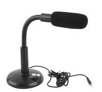 Wired Microphone 360 Degree Directional Pickup High Sensitivity Clear Voice Desktop Computer PC Microphone (3.5mm)