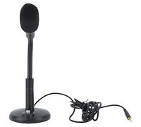 Wired Microphone, 360 Degree Directional Pickup Mic, High Sensitivity Clear Voice Mic, Desk Condenser Microphones, Professional Mic, Little Microphone Accesseries, Desktop Computer PC(3.5mm)