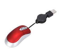 Wired Mouse 1600DPI Optical USB Mouse with 3 Ways Wheel Design for Office