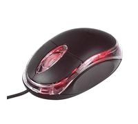 Wired Mouse: Comfortable Mice for Laptop, Mechanical Programming Function, Elegant Black, Ninety Millimeters + Point and Two Meter Cable, Materi Shell