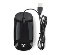 Wired mouse for right- and left-handed use (ambidextrous) 3 buttons 1000 dpi