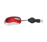 Wired Mouse Small Usb Optical Supplies Mini Portable Mice Telescopic Cable for Children Notebook Kid, Souris Filaire Retractable Mice