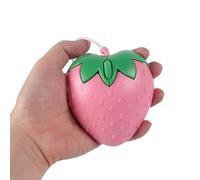 Wired Mouse Strawberry Shape Corded 3-Button Optical USB Computer Mice,3D Fruit Shape USB Cord Mouse Portable Cartoon Mice with 4.4FT Cord for Laptop, Chromebook, PC, Desktop, Mac, Notebook-Pink