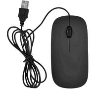 Wired Mouse, USB 3.0 Wired Optical USB Desktop Mouse, 1000 DPI Scroll Wheel Silent Optical Mice for Computer, Universal Slim & Compact Usb Mice Compatible with Laptop Pc Mac Gaming & More (Black)