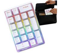 Wired Number Pad | Portable Mechanical Gadget,Plug-in Computer Number Keypad | for Financial Accounting Laptop Financial Analysts Programmers Bookkeepers Designers