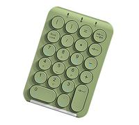 Wired Numeric Keypad, 22-key External Corded USB Number Pad Portable Numeric Keyboard for Laptop, Notebook, PC, Computer Green