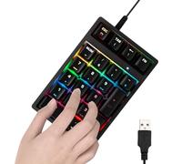 Wired Numeric Keypad - 5.31 Inch Mechanical Keyboard | ABS Material: Plug and Play Multifunction Keyboard Extension for Accounting Programming, Graphic Design, Laptop and Computer