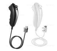 Wired Nunchuck For Nintendo Wii / Wii U Console Wireless Remote Controller Without Motion Plus Gamepad For Wii Accessories Black