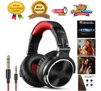 OneOdio Wired Over Ear Headphones Hi-Fi Sound & Bass Boosted headphone Red