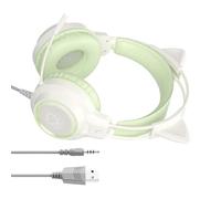 Wired PC Headset - Noise-Canceling with Microphone | Game Playing Computer Headphone | for Home Dorm Apartment Music Listening Phone Calls Studying Girls Women Teens Adults