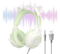 Wired PC Headset | Noise-Canceling with Microphone | Wired Computer Game Headset,for Music Listening Phone Calls Studying Home Dorm Apartment Girls Women Teens