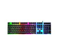Wired RGB - Mechanical Panel, Aesthetic Floating Buttons, Water Resistant Low Profile Aluminium Frame, Secure Blue Click Buttons | High Performance Writing Instrument for
