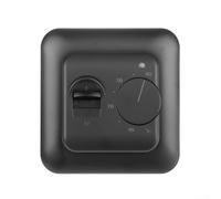 Wired Room Thermostat Compatible with Electric Floor Heating, Supports Ground Sensor Input and Frost Protection