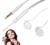 Wired Sleep Earphones, Silicone, In-Ear Noise, Blocking Comfort Build, 3.5 mm Slim Cable Design, Soft Sleeping Audio Fit Structure, Relaxed Bedtime Listening, for Meditation Snoring