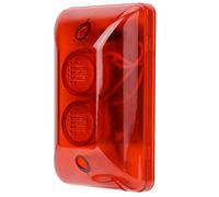Wired Strobe Siren 12V LED Flash, Engineering Signal Light，Home Security Alarm System (Red)
