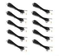 Wired Temperature Probes Pack of Ten Featuring Reliable Performance from Each High Sensitivity Thermistor Unit (1m)