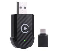 Wired To Wireless Carplay & Android Auto Wireless Adapter USB Plug and Play Mini Adapter Bluetooth-Compatible 5.0 WiFi OTA Online Upgrade for Cars with OEM Wired CarPlay Android Auto