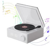 Wired Turntable Speakers, Turntable with Speakers, Turntable Speaker with Alarm Clock Wireless Speaker, Turntable Speakers, Turntable Speakers for