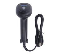 Wired USB Barcode Scanner, Handheld 1D 2D Barcode Reader with Storage Function, Plug and Play USB Scanner for Library Warehouse Retail Compatible with Mac Linux