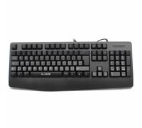 Wired USB Keyboard With Desk Cable And Wrist Rest Office Economic
