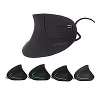 Wired Vertical Mouse,800/1200/2000/3200 Adjustable DPI High Sensitivity Ergonomic USB Mouse for Computers and Laptops