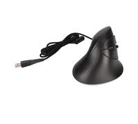 Wired Vertical Mouse, Adjustable DPI Ergonomic Optical Mouse Macro Programming 7 Programmable Buttons Prevent Wrist Strain for Game Player for (Black)