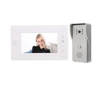 Wired Video Intercom System, 2 Way Intercom Video Door Phone with Camera and 7 Inch Monitor, HD Night Vision 120° Wide Angle Wired Audio Video Doorbell Intercom Kits for Home (GB