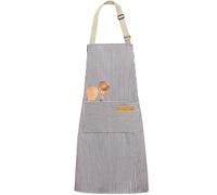Wiredock Adjustable Apron Unisex Apron with Pocket Cooking Kitchen Chef Aprons for Women Men Home Kitchen Butchers BBQ Restaurant (Grey)|SH035