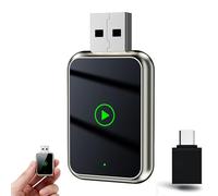 WireFree CarPlay Adapter - Wireless Freedom for CarPlay & Android Auto, Bluetooth 5.3 and Wi-Fi 6, Wired to Wireless Adapter, Plug & Play Wired to Wirelesses CarPlays Adapter (1Pcs)