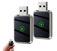 WireFree CarPlay Adapter - Wireless Freedom for CarPlay & Android Auto, Bluetooth 5.3 and Wi-Fi 6, Wired to Wireless Adapter, Plug & Play Wired to Wirelesses CarPlays Adapter (2Pcs)