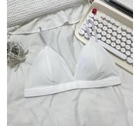 Wirefree Ice Silk Bralette Thin Cup Back Closure