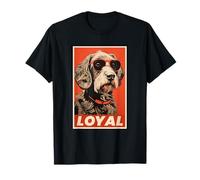 Wirehaired Dachshund Loyal Dog Vintage Pet Mom Dad T-Shirt