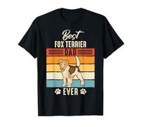 Wirehaired Fox Terrier dog Dad Father T-Shirt
