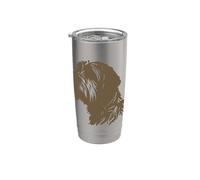 Wirehaired Pointing Griffon - Brown Silhouette Stainless Steel Insulated Tumbler