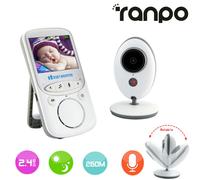 Wireless 2.4'' LCD Baby Monitor Camera Audio Video Intercom Night Vision VB605 UK Plug